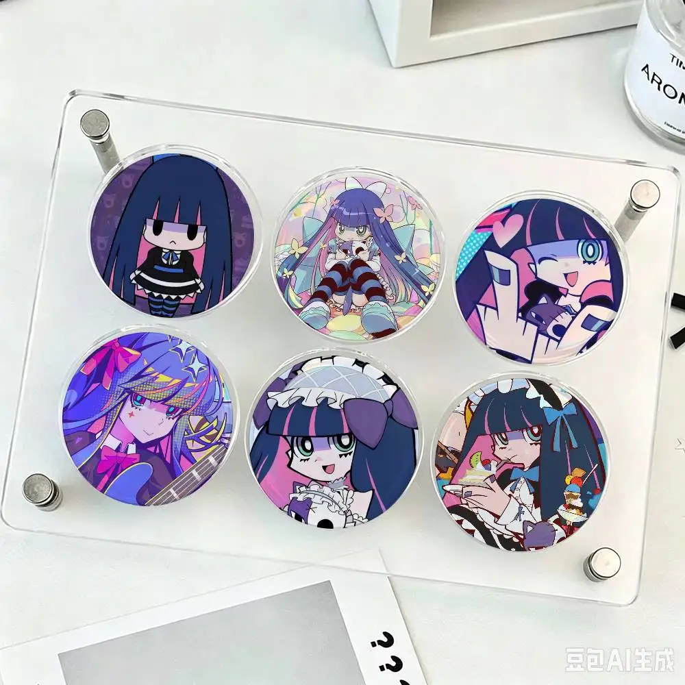 A-Characters Anarchy Stocking   Anime Creative Tinplate Soft Button Pins Animal Icon Brooch Lapel Backpack Badge Accessories Pin
