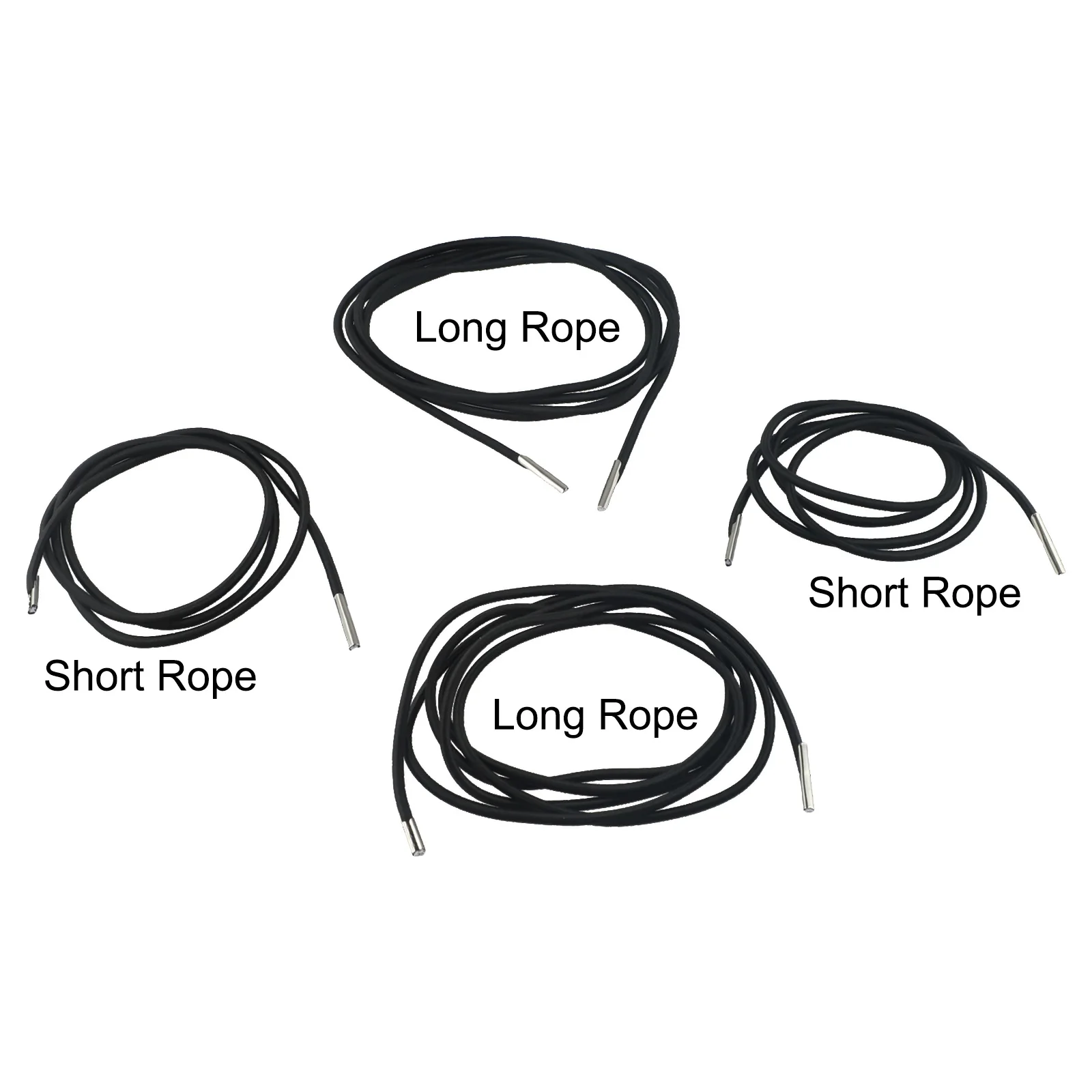 Cuerda elástica para sillas de cubierta, cuerda de amarre para silla de salón, accesorios de 220cm y 140cm, 4 unidades