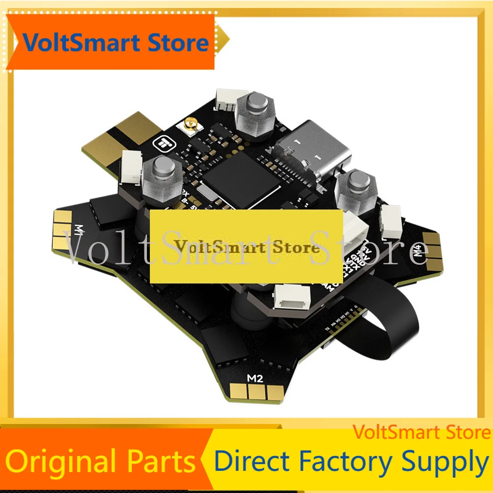 VoltSIFlight Borg Mini H7 W/RX Stack (60R 4-IN-1 BL32 ESC) ICM42688 32MB Blackbox 4-8S Lipo 2.4GHz Receiver For RC FPV Drone