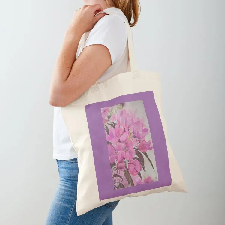 

Pink Blossom Tote Bag Fabric bag sacs de shopping Candy bags Cloth bags