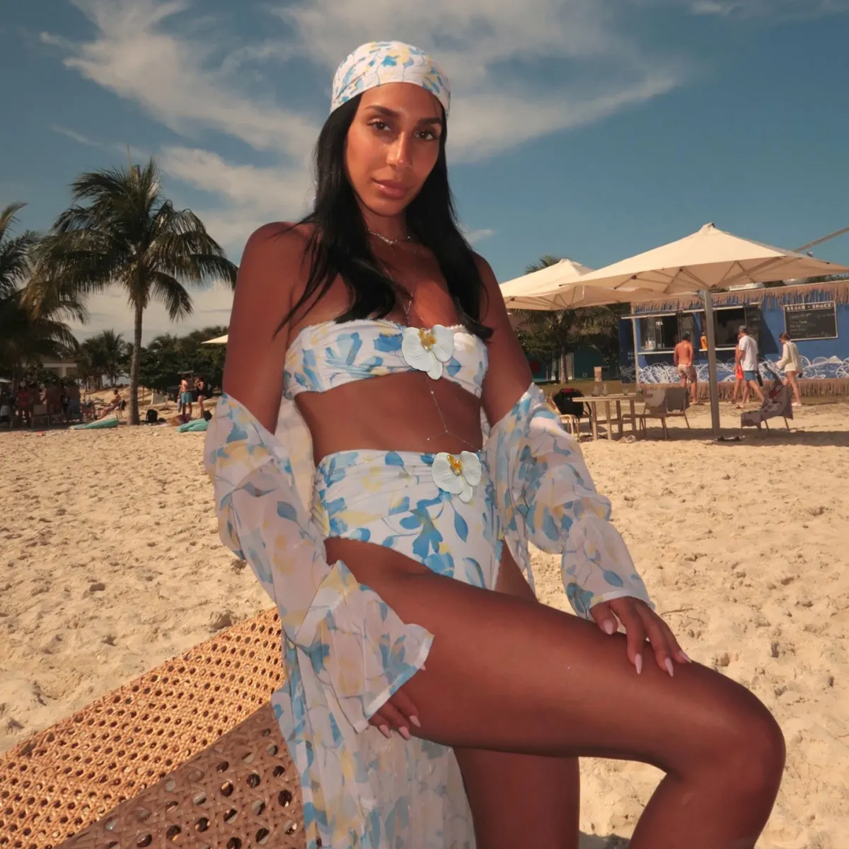 Women Swimsuit 2026 New Female Swimsuit Sexy Bandeau Bikini High Waisted Bathing Suit Push Up Beachwear