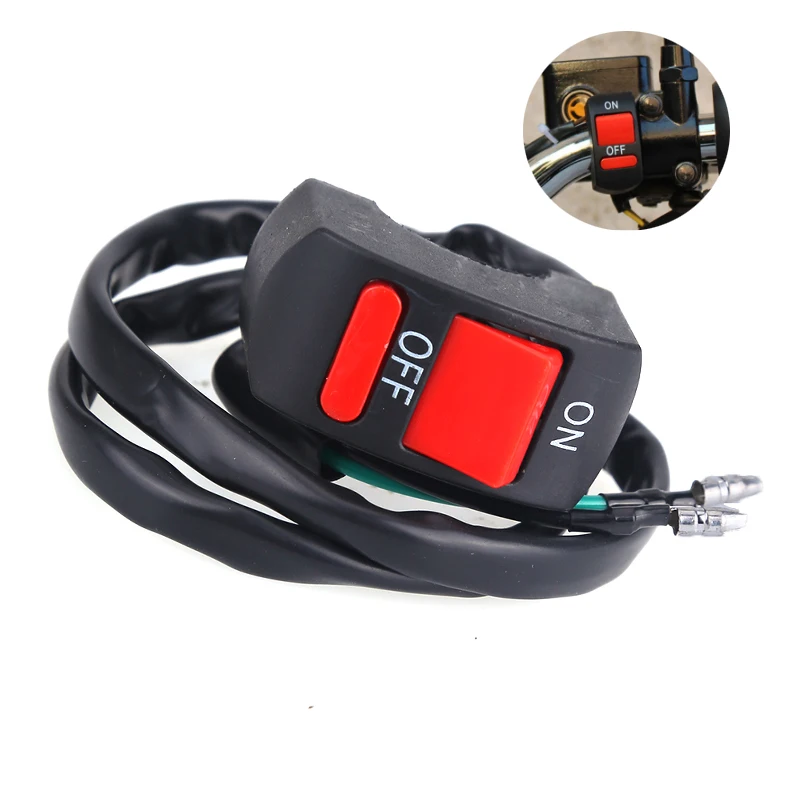 Motorcycle Handlebar Switch ON-OFF Button Universal Motorcycle Light Switch Motorcycle Handlebar U5/U7 Headlights Switch Button