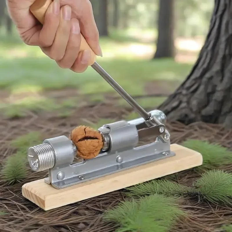 Manual Stainless Steel Nut Cracker Mechanical Sheller Walnut Nutcracker Fast Opener Kitchen Tools Fruits And Vegetables