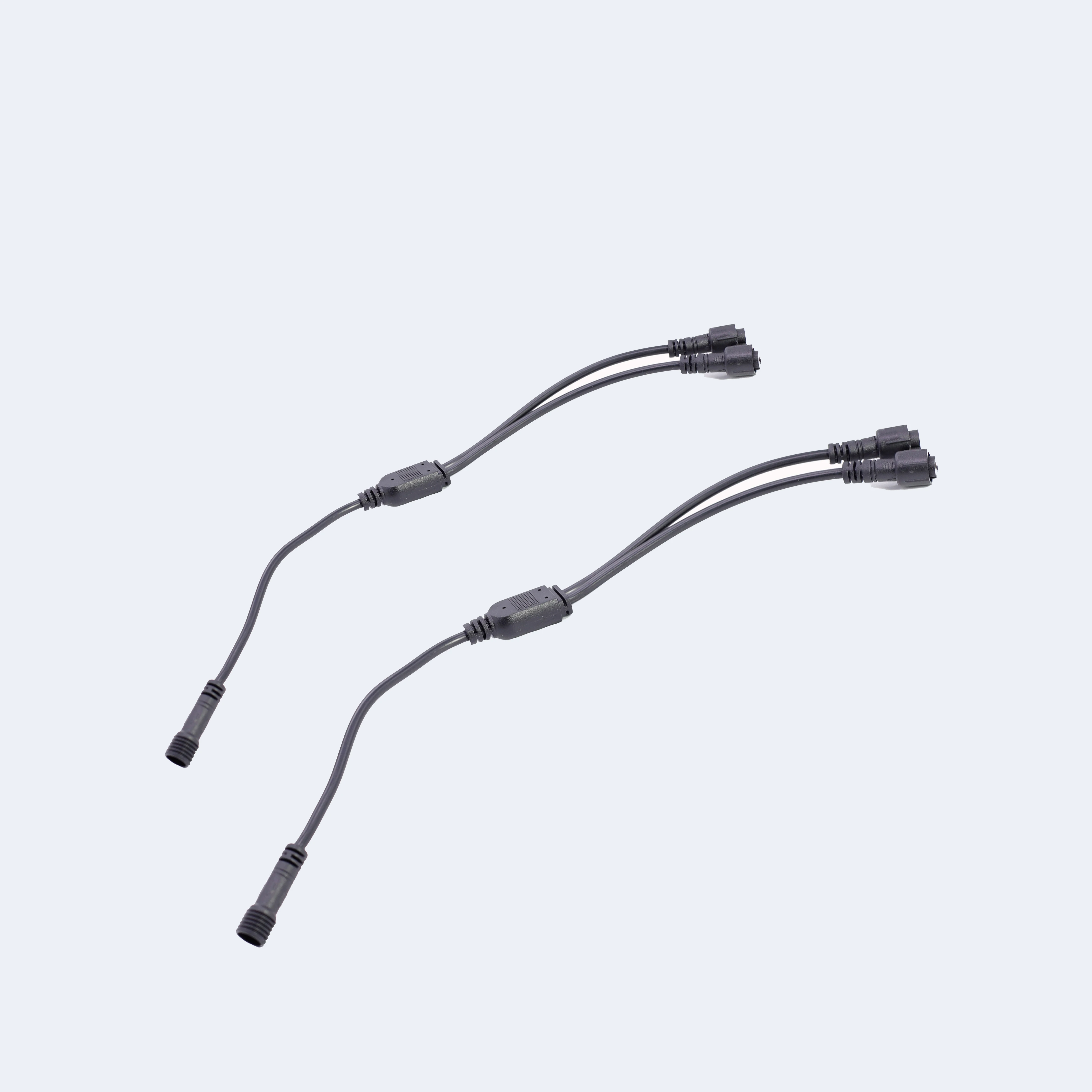 Female 1 to 2 DC Power Supply Adapter Cable Waterproof Connector  Extension Cable Splitter Shunt Cord