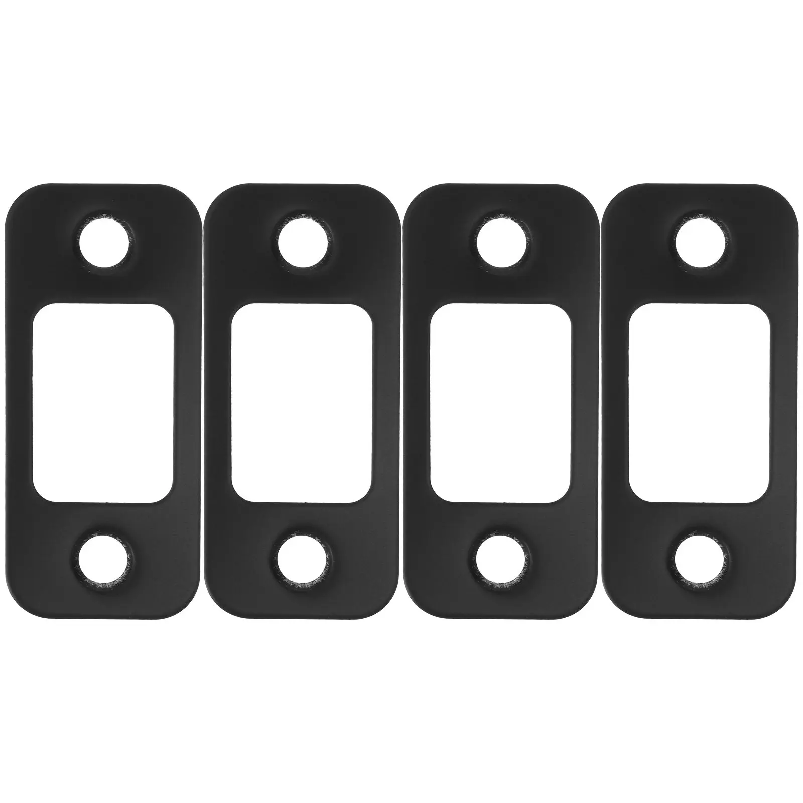 

Комплект из 4 шт. аксессуаров для дверных замков: усилитель из нержавеющей стали для усиленной защиты замков-защелок, для жилых и коммерческих помещений