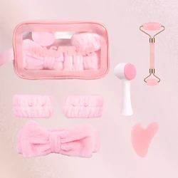 7/5/4PCS facial cleansing and massage combination set, essential items for women, Christmas gifts for mothers and ladies.