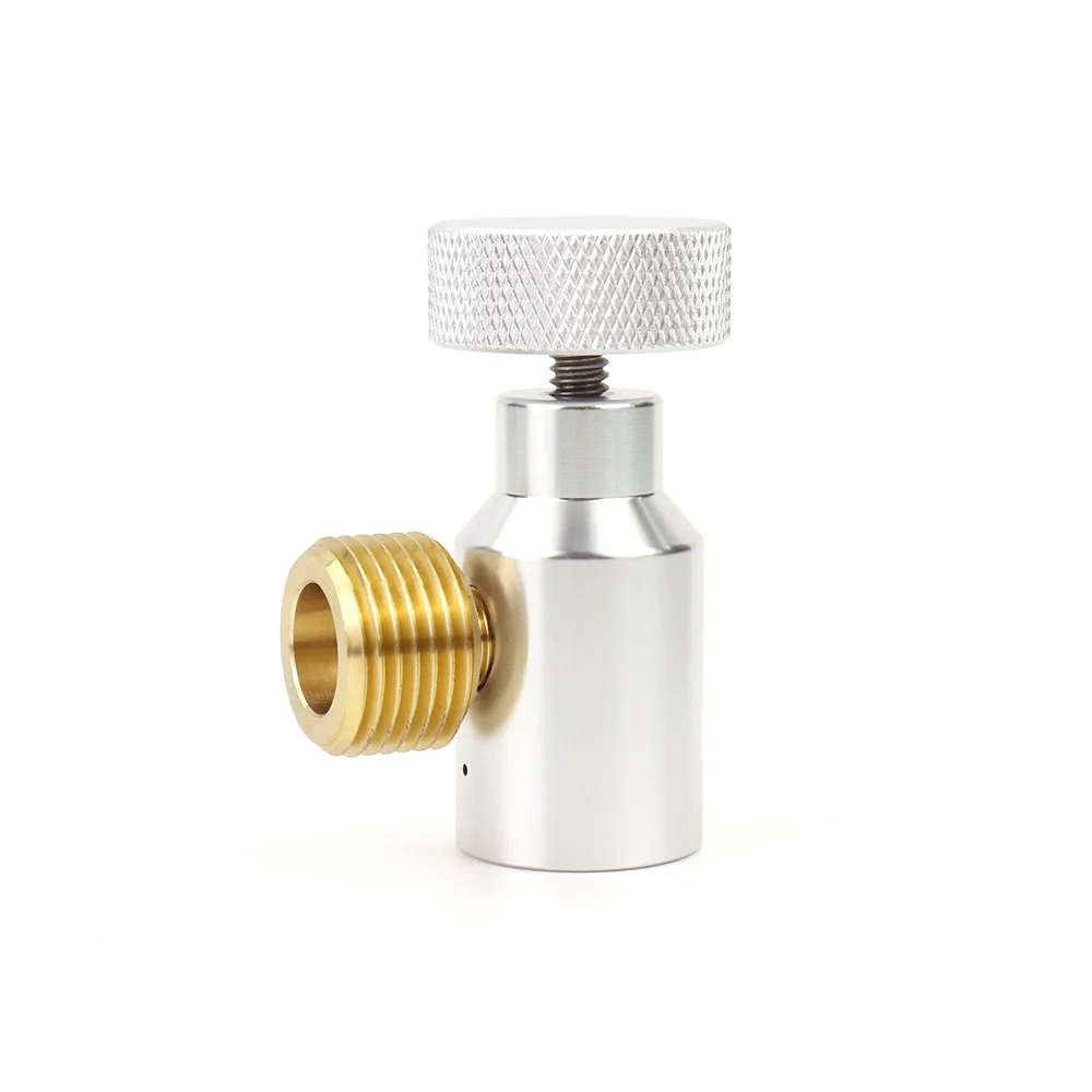 Neues Modell Soda CO2 Nachfülladapter Stecker Gasregler Soda Tank Zylinder Aquarium Homebrew Tr21-4 auf W21.8-14