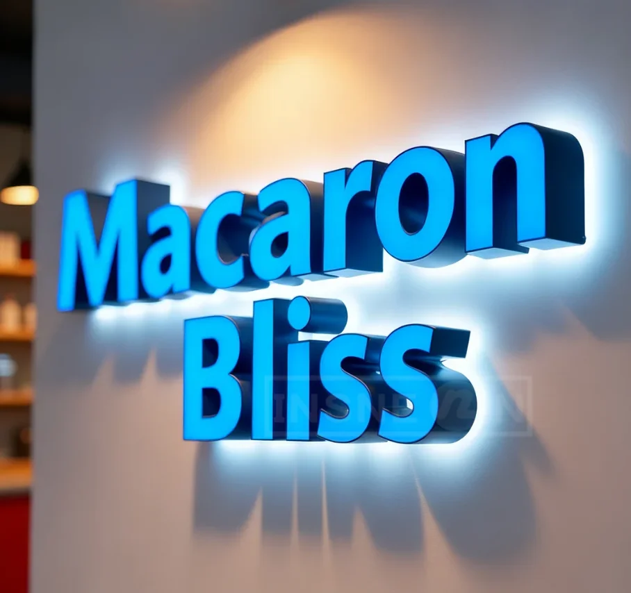 Sign Business Advertising Light Letter Custom Neon Logo Wall 3d Letters Led Signs Outdoor Businesses Illuminated Poster Luminous