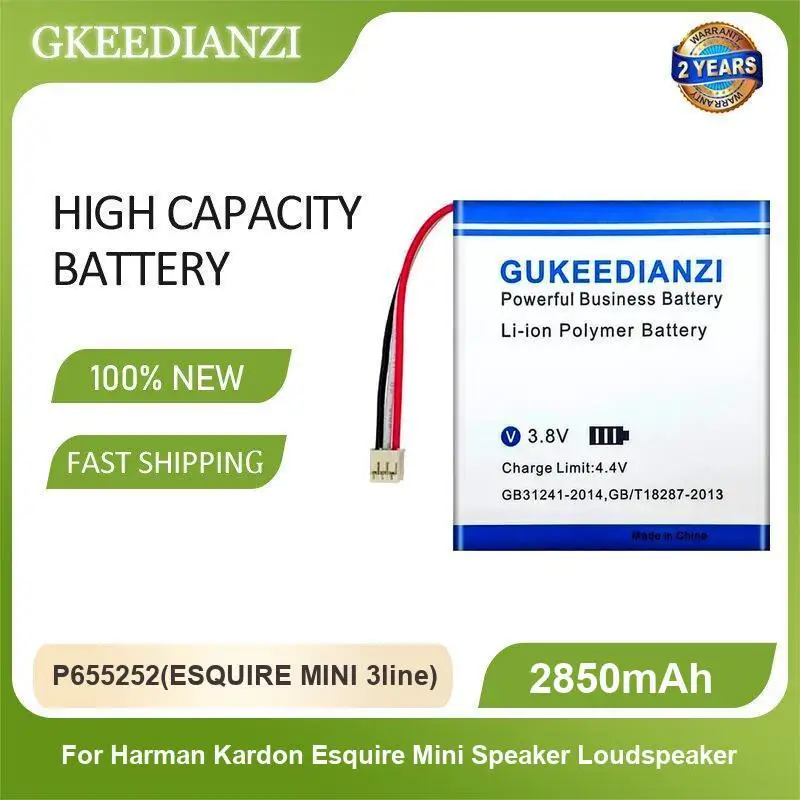 

Аккумулятор для Harman Kardon Esquire Mini 2, 3,7 В, MLP713287-2S2P HK12, Bluetooth-динамик P655252 GSP805070 MLP713287-2S2P