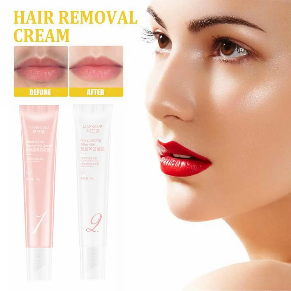 Lip Hair Removal Cream No Side Effect Lip Hair Remover Safe Depilation Mild Unwanted Face Arm Leg Hair Depilatory Cream