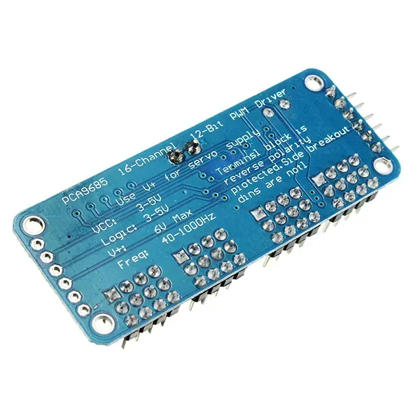 PCA9685 16-Channel 12-bit PWM Servo Motor Driver I2C Module For Arduino Robot
