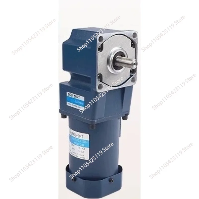 220V AC variable speed small medium and solid air right angle angle gear speed regulation reducer motor integrated 60w120w