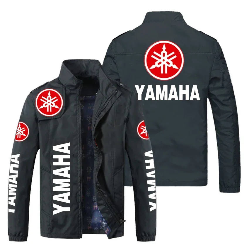 2024 New Style Yamaha Motorcycle Jacket Outdoor Sport Zip Racing Biker Jacket Oversized Yamaha Men Clothing Harajuku Coats Tops