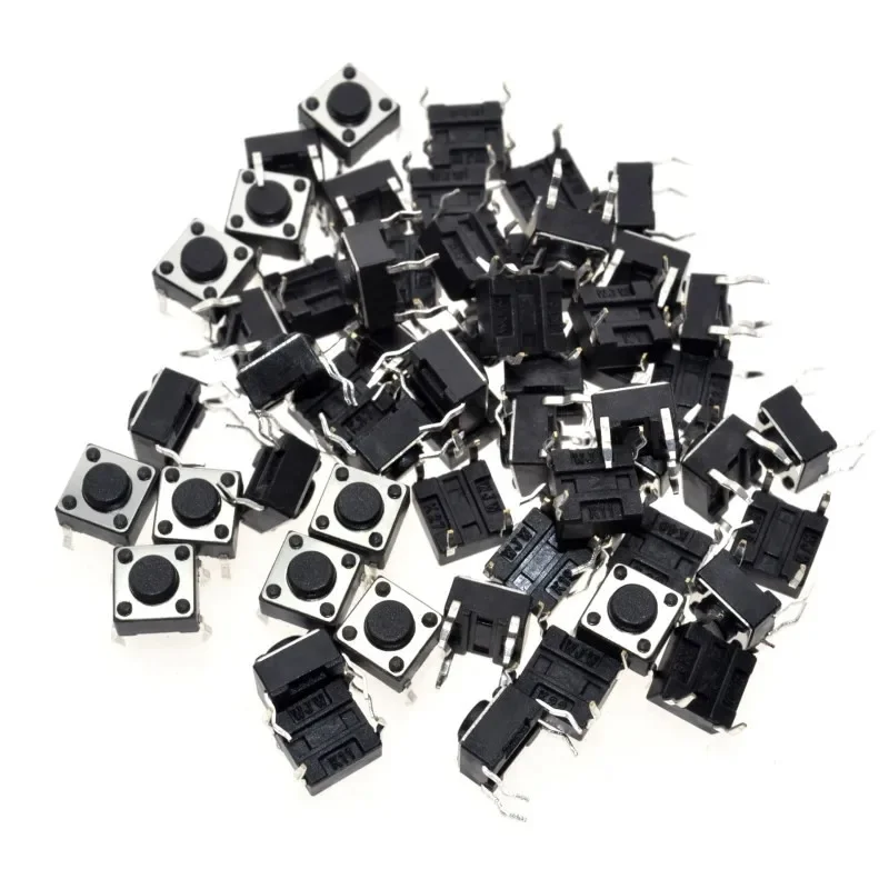 50PCS 6X6X4.3Mm 4Pi…