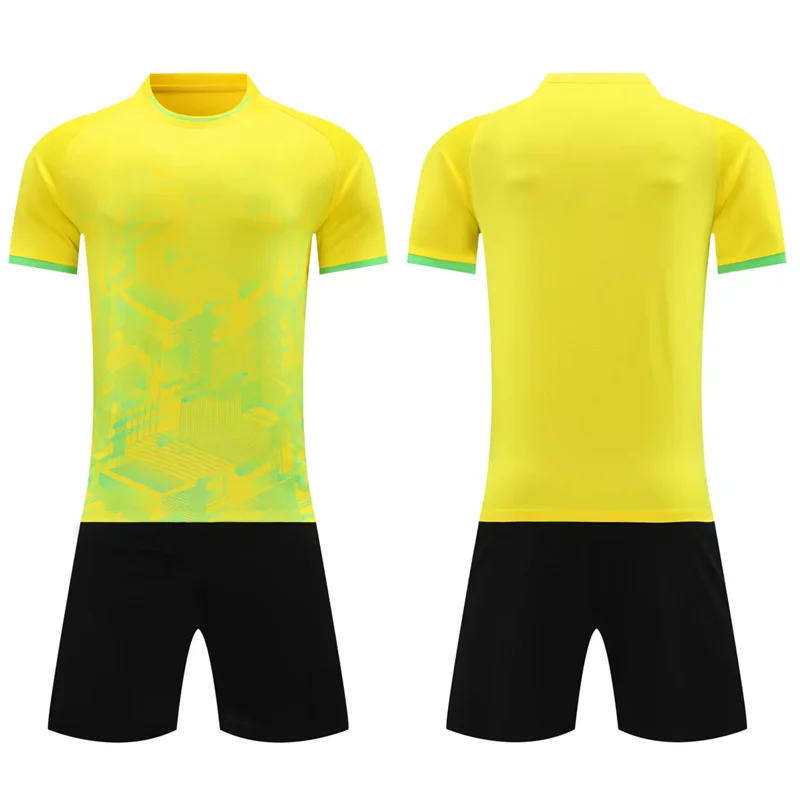 Wholesale Custom Sublimation Soccer Jersey Set Custom Name Printed Football Uniform New Style Shorts OEM Service Available view 5