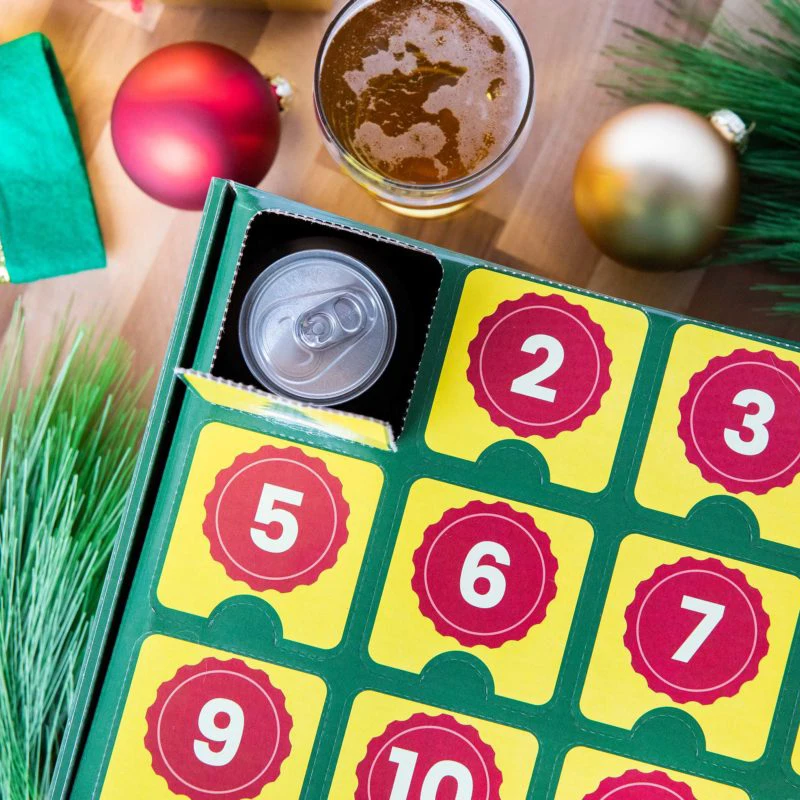 Customization.Luxury Packaging Advent Calendar Box 10 Days Ramadan Blank Wine Advent Calender