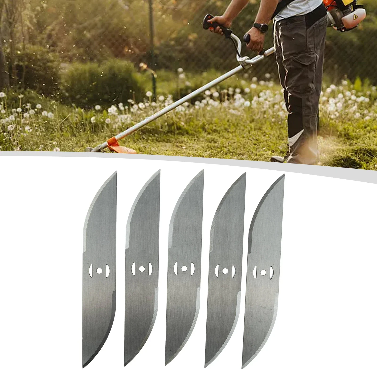 1/5pcs Brush Cutter Blade Metal Grass String Trimmer Head Replacement Saw Blades Lawn Mower Fittings Grass Trimmer Accessory