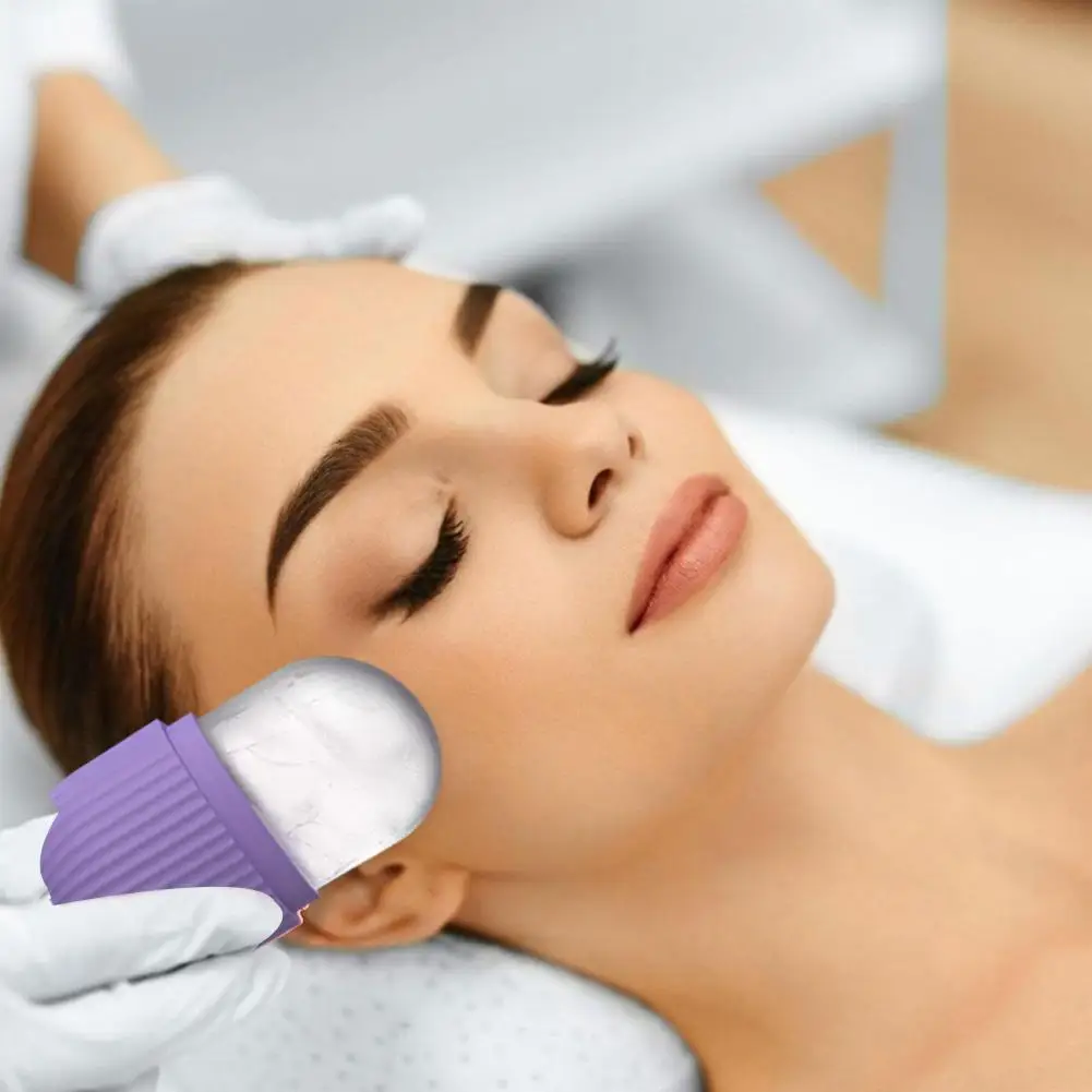 1pcs Silicone Cube Tray Mold Face Beauty Lifting Ice Face Tool Contouring Acne Eye Skin Massager Roller Ball Summer Care