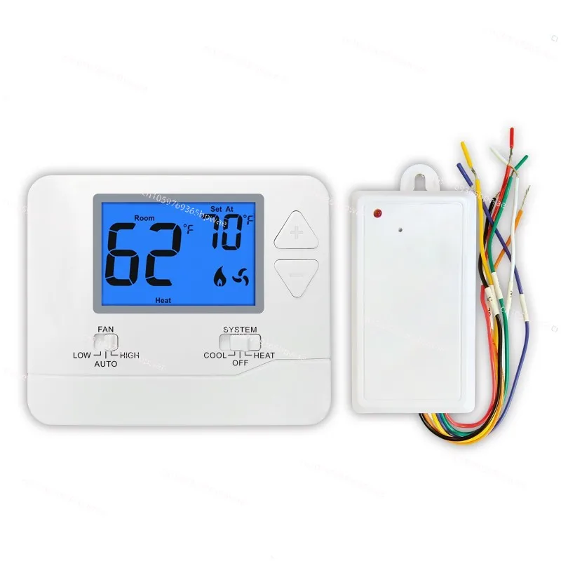 

Hot Sales Wireless Electric Heating and Heating System 24V Digital PTAC Thermostat