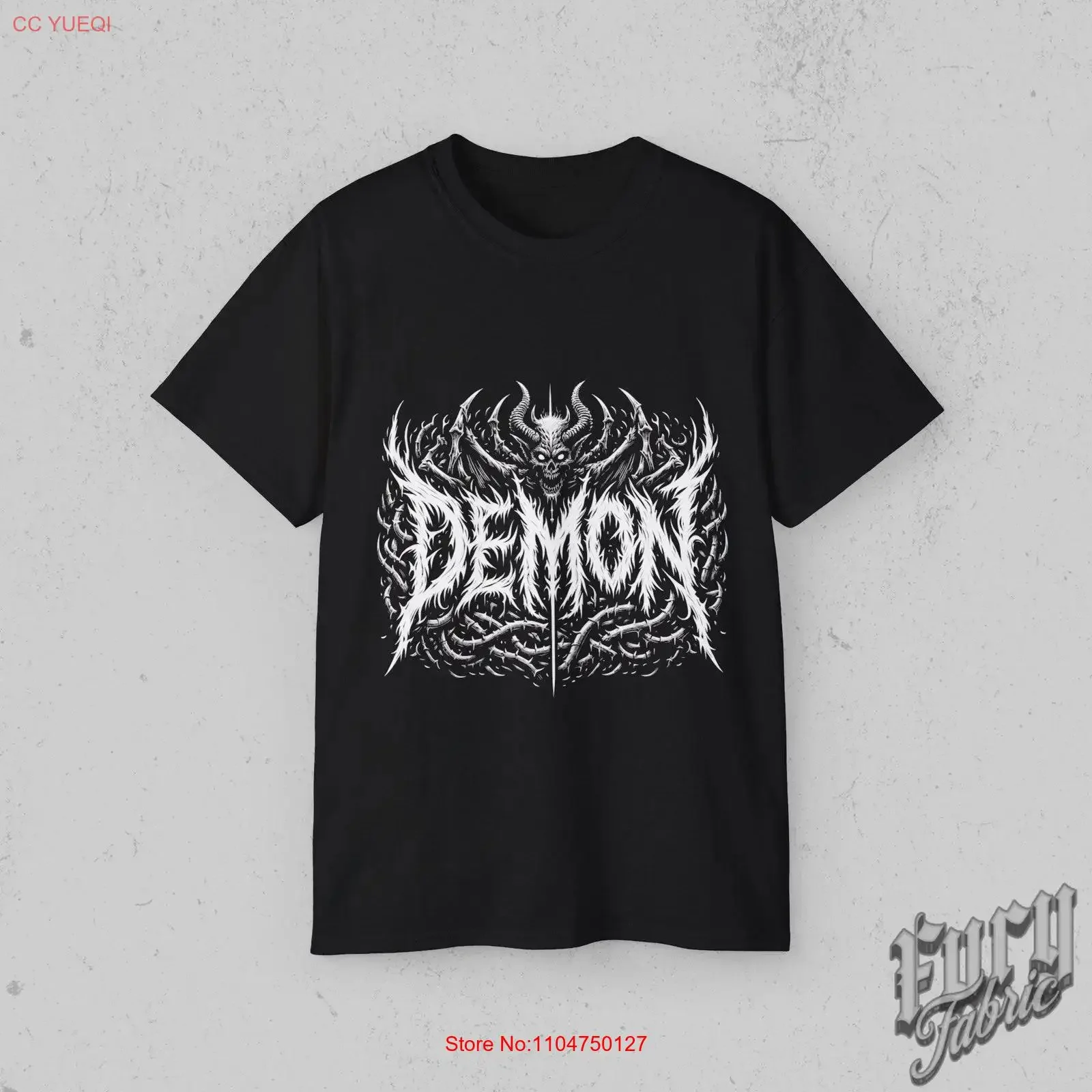 Death Metal T Shirt Alternative Clothing Satanic Demon Black Nu Goth Outfit Occult Edgy vintage Washed Casual Comfortable