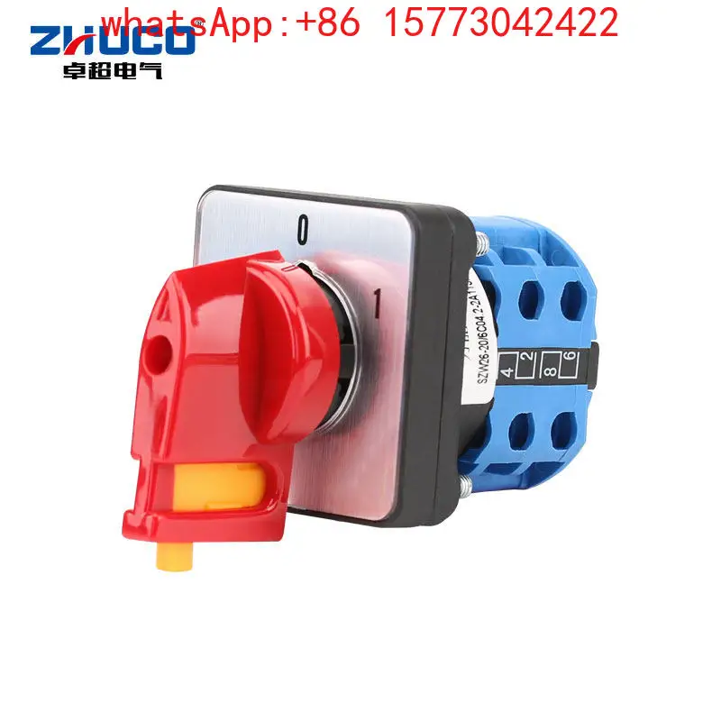 Zhuochao brand SZW26-20/C04.2-2A11SAE049622  with push lock, select switch, rotary switch, transfer switch