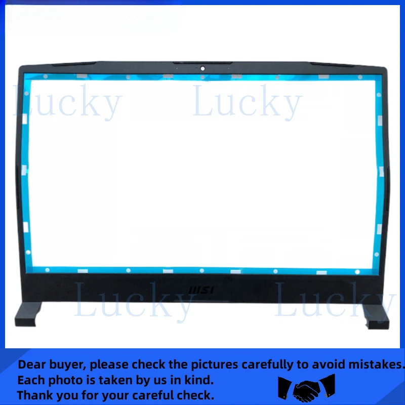 

f New For MSI Katana GF66 11UE 11UG MS-1581 MS-1582 LCD Back Cover+Front Bezel
