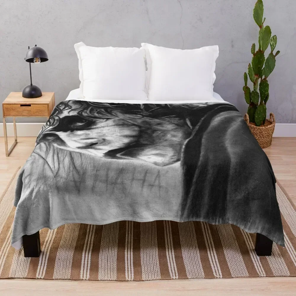 

Heath Ledger Throw Blanket Luxury Designer Quilt Blankets