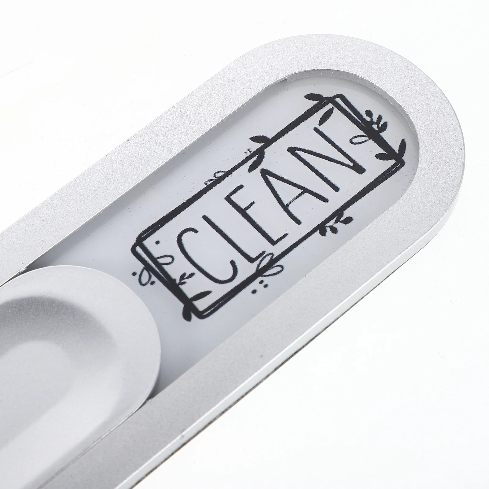 Lavastoviglie magnetico Pulito Segnale sporco Magnete da cucina decorativo grigio chiaro per frigorifero Lavatrice Lavastoviglie magnetico