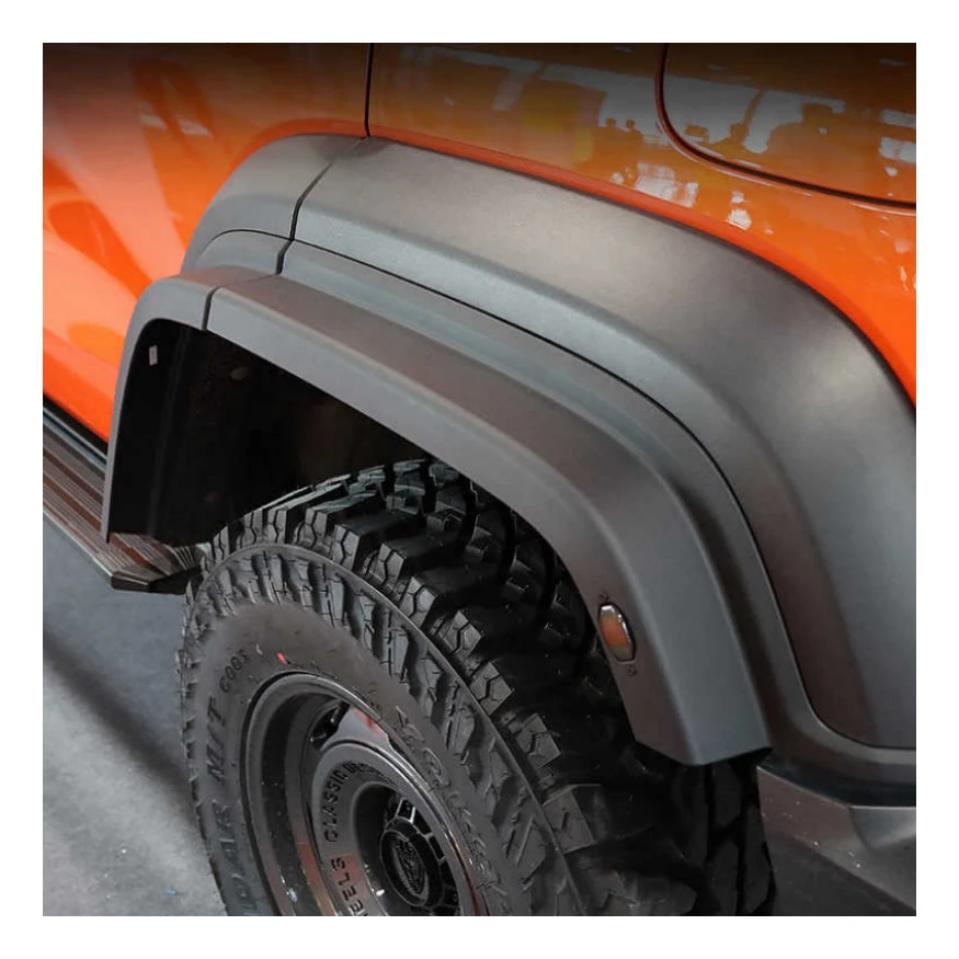 6pcs Auto Widen Thicken Fender Flare Front Rear  Accessories With LED Light For Tank 300 Exterior Kit