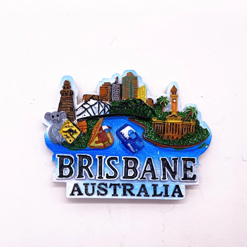 Australia Creative Resin Magnets for The Refrigerator Magnetic Fridge Magnets Home Decorative Gifts Sydney Brisbane Souvenir