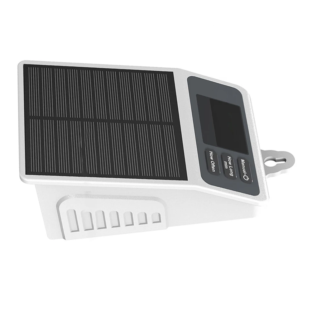 Solar Powered Automatic Watering System Timed Irrigation Device With USB C Charge 2200mAh Battery For 15 Pots Garden Plant Care