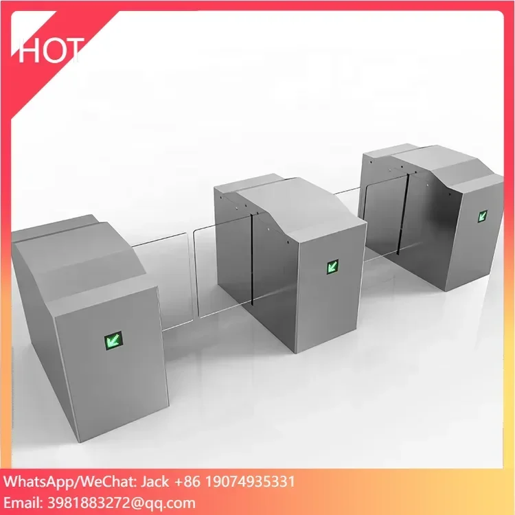 

Автоматический контроль доступа с использованием устройства распознавания лиц, въездной барьерной стойки, раздвижной двери и турникета