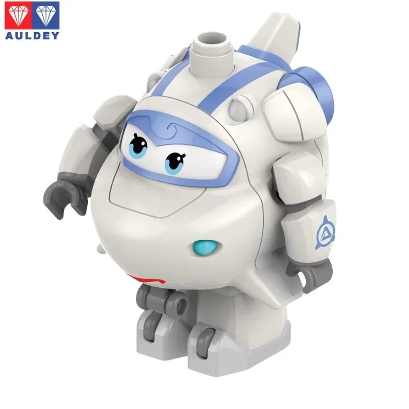 【En Stock】Auldey Super Wings Transformant Robot Jouet coulissant à inertie, Mini figurine d'action portable pour enfants Cadeau pour enfants