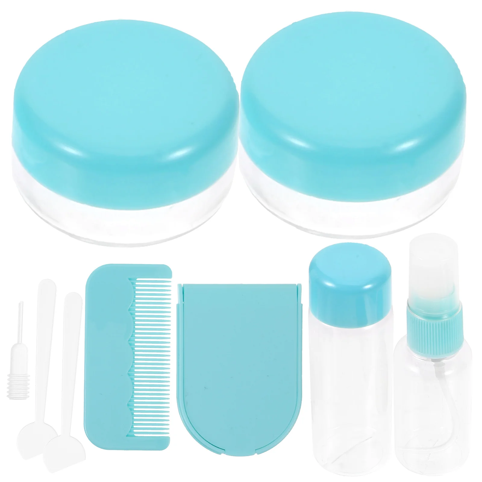 

10 Empty Bottle Set Leakproof Travel Spray Bottles for Shampoo Conditioner Lotion Toiletries Container Portable