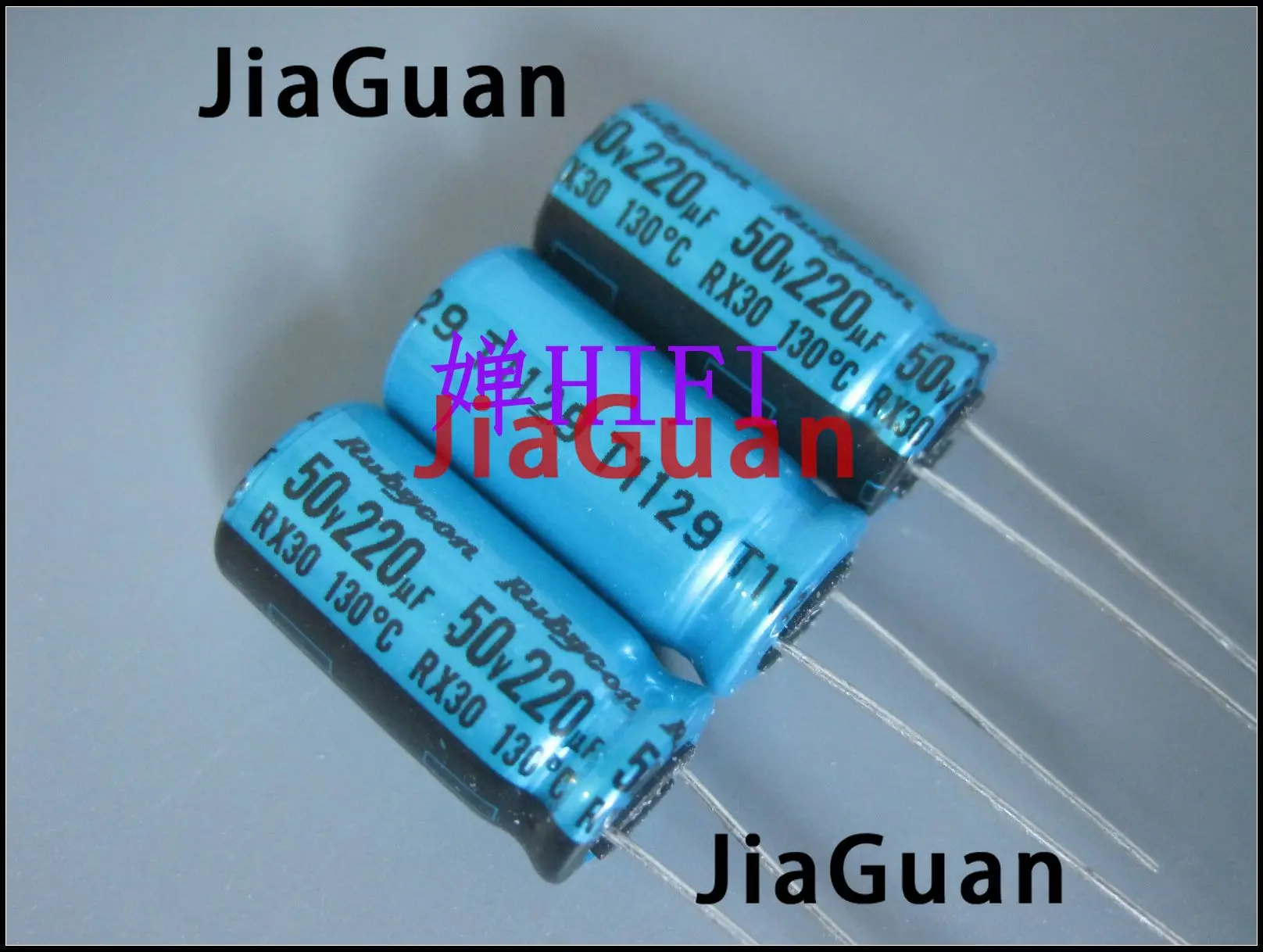 20PCS NEW RUBYCON RX30 50V220UF 10X20MM Electrolytic Capacitor rx30 220uF/50V 130 degrees 220UF 50V