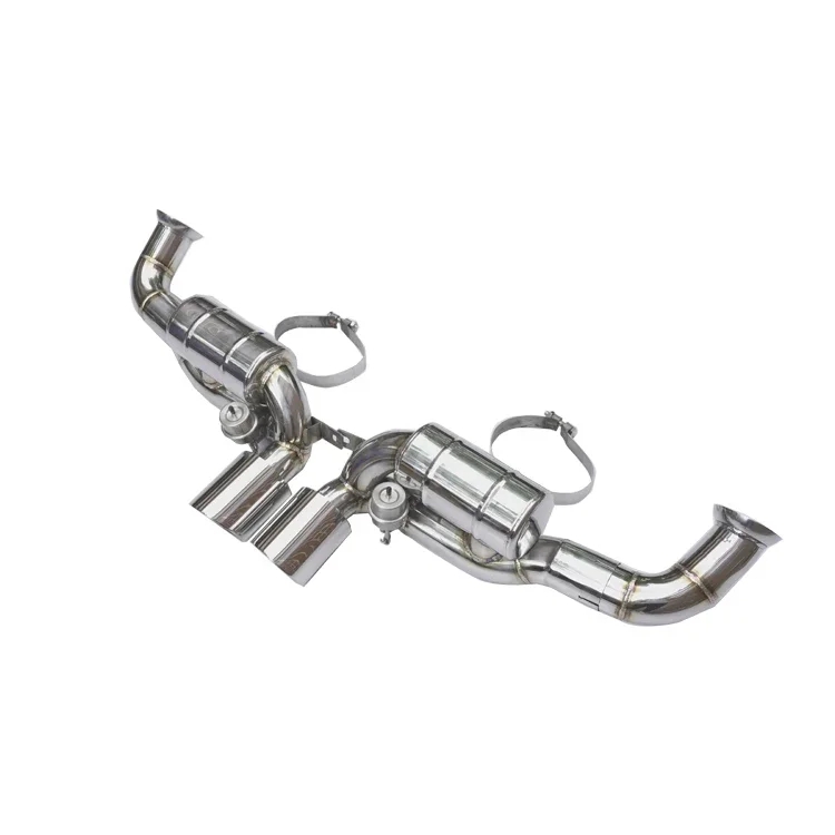 

Stainless Steel Racing Performance Valved Exhaust Muffler for GT3 4.0T 2015 New Condition Car Muffler