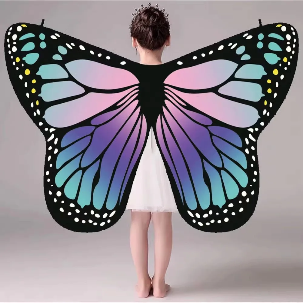 Groothandel Roze Monarch Vleugels Kostuum Voor Kinderen Vrouwen Vlindervleugels Sjaal Cape Sjaal Engel Isis Vleugels Goedkope Hot Verkoop