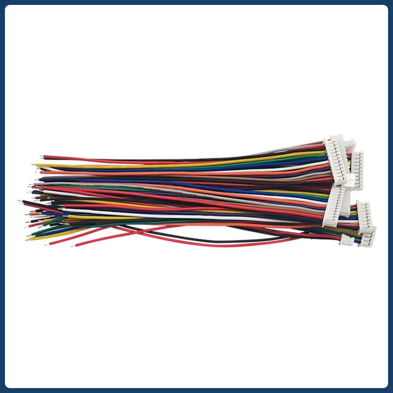 10 قطعة JST MX1.25mm 2/3/4/5/6/7/8/9/10/12Pin سلك طرفي إلكتروني كابلات الموصلات 28AWG التوصيل 10 سنتيمتر/20 سنتيمتر/30 سنتيمتر طويلة #2