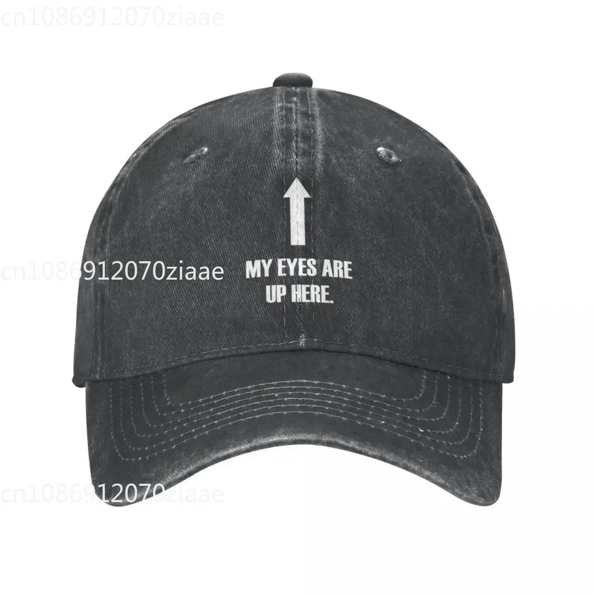 My eyes are up here! Essential Baseball Cap Trucker Hat Dropshipping New In Hat Hat Women Men'S