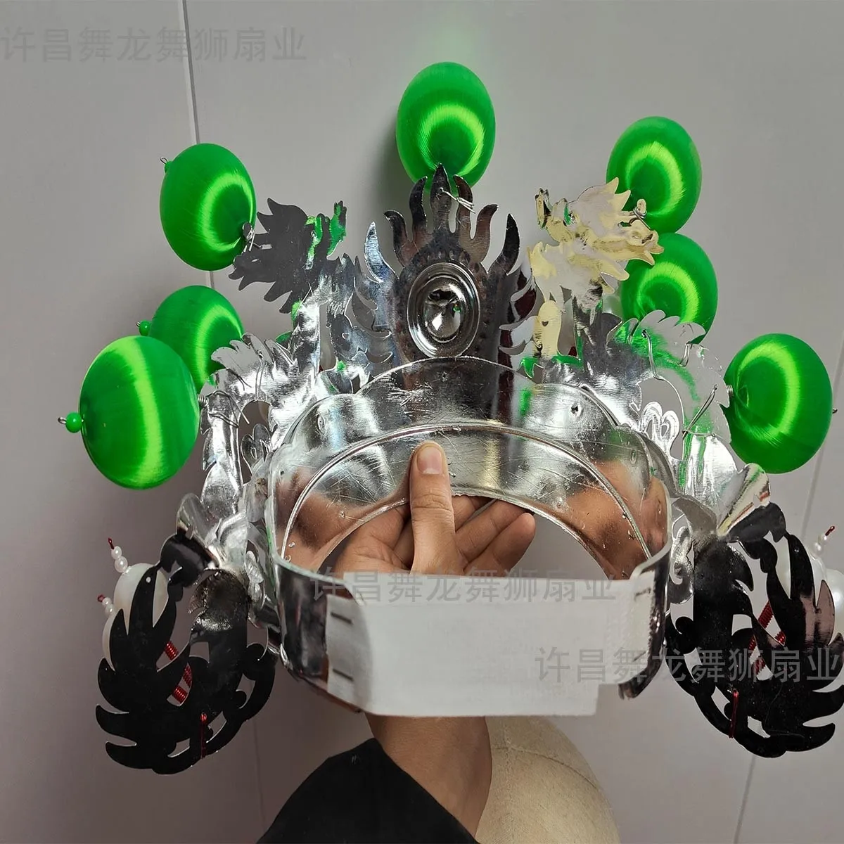 Cappello da tamburo Dramma Opera Copricapo Spettacolo teatrale cinese Cappello cosplay antico Festival Festa Puntelli di Halloween