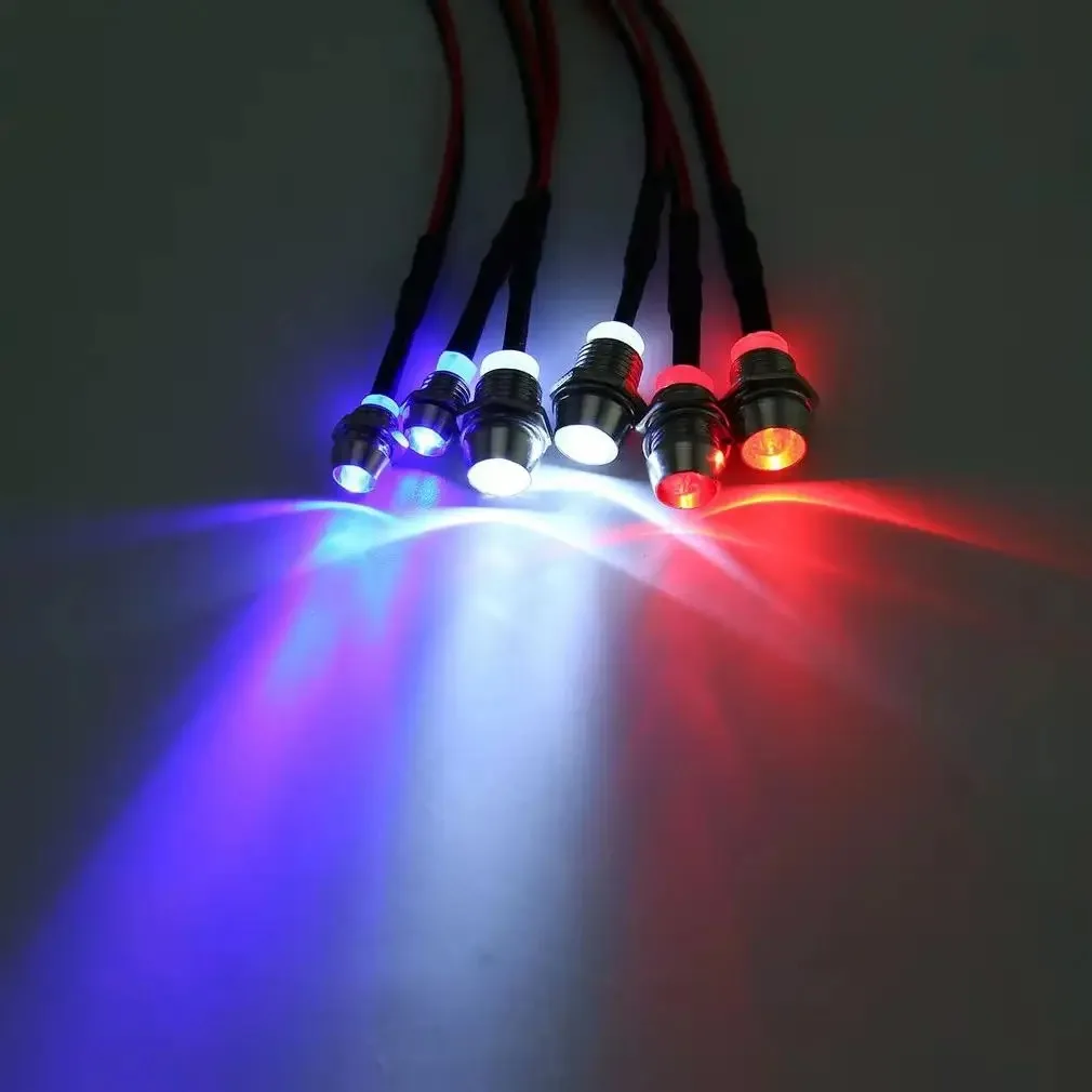 RC LED-Lichtset Scheinwerfer für 1/10 1/8 1/12 RC Auto Truck Crawler Drift Car Frontscheinwerfer Rücklicht TRAXXAS HSP HPI MN99 MN90 – Detail 6