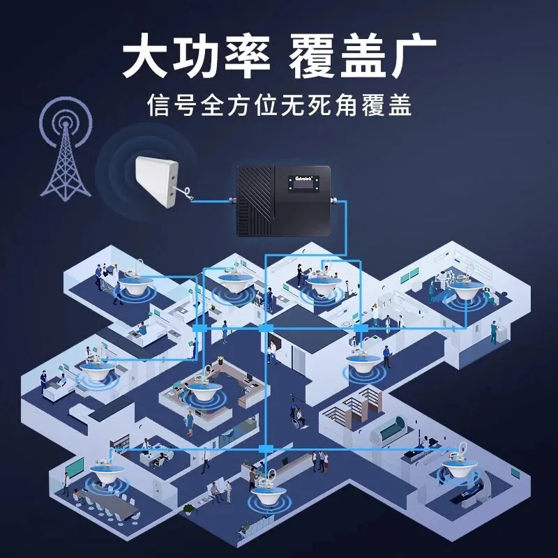 Lintratek High Power Mobile Phone Signal Amplifier Triple Network 4g5G Network Receiver Home