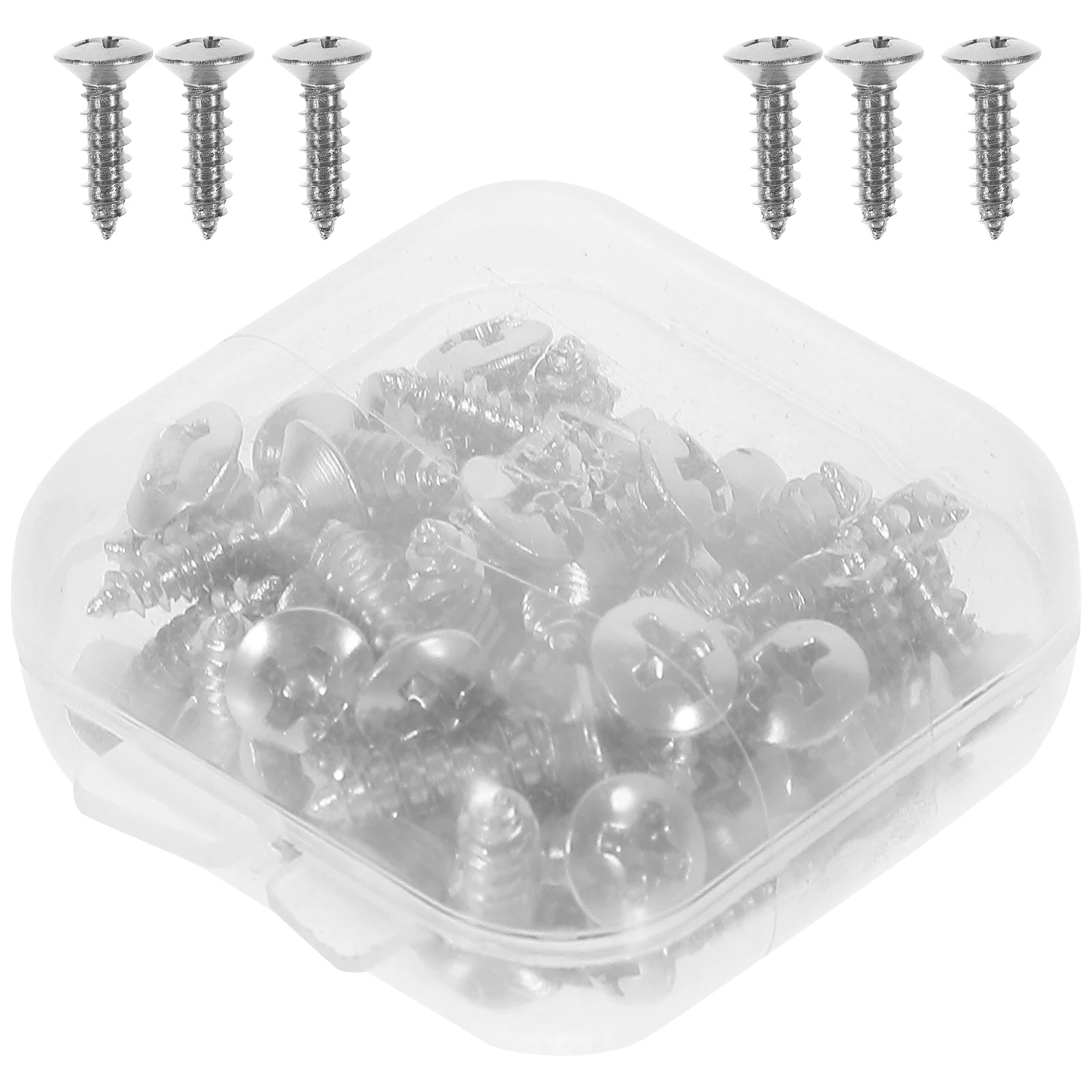 

50Pcs 3x12mm Electric Guitar Pickguard Mounting Screws Stylish Durable Iron Fixator Bass Accessories Guitar Screws