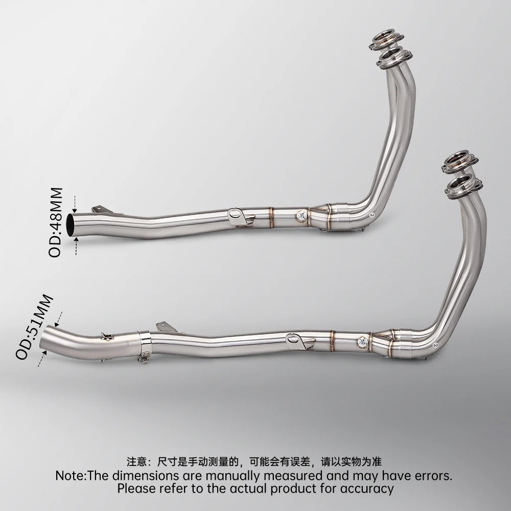 كاتم صوت عادم الدراجة النارية XL750 2023-2025 متوافق مع أنبوب متوسط سهل الارتداء أصلي أو 51 مم يعزز الأداء #5