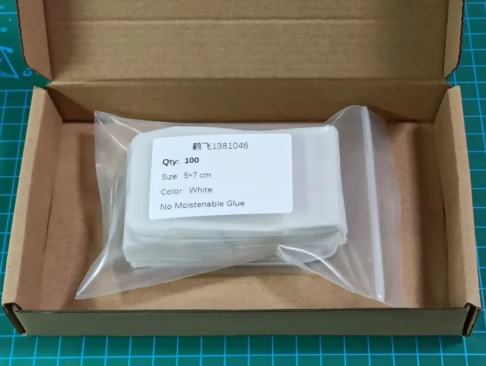 

100/200PCS Mini Size 5*7cm Translucent Vellum Paper Envelope For Coins Collection Garden Seeds Or Stamps - No Moistenable Glue