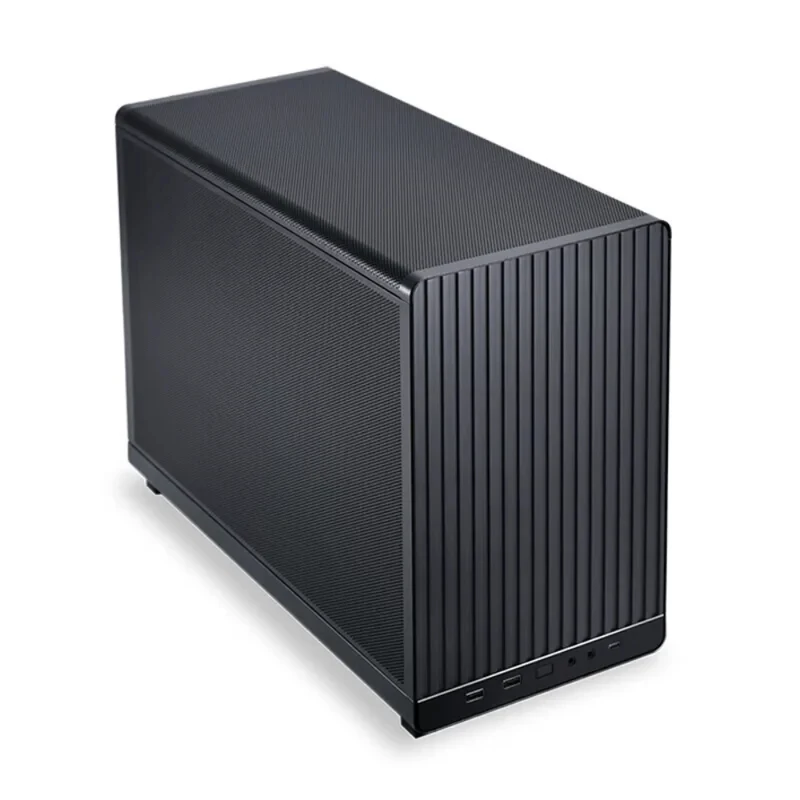 Chassis A-MATX Desktop Computer Glass Side Panel Cooling Dual Front USB