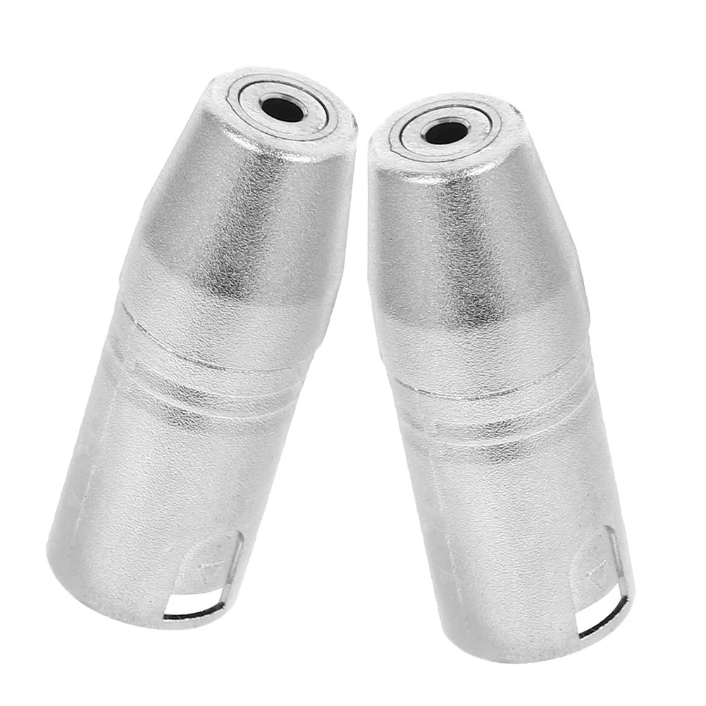 

Комплект из 2 шт. аудиоадаптеров XLR (папа) на 3,5 мм (мама), 3-контактный конвертер для подключения микрофона и профессиональной звуковой аппаратуры