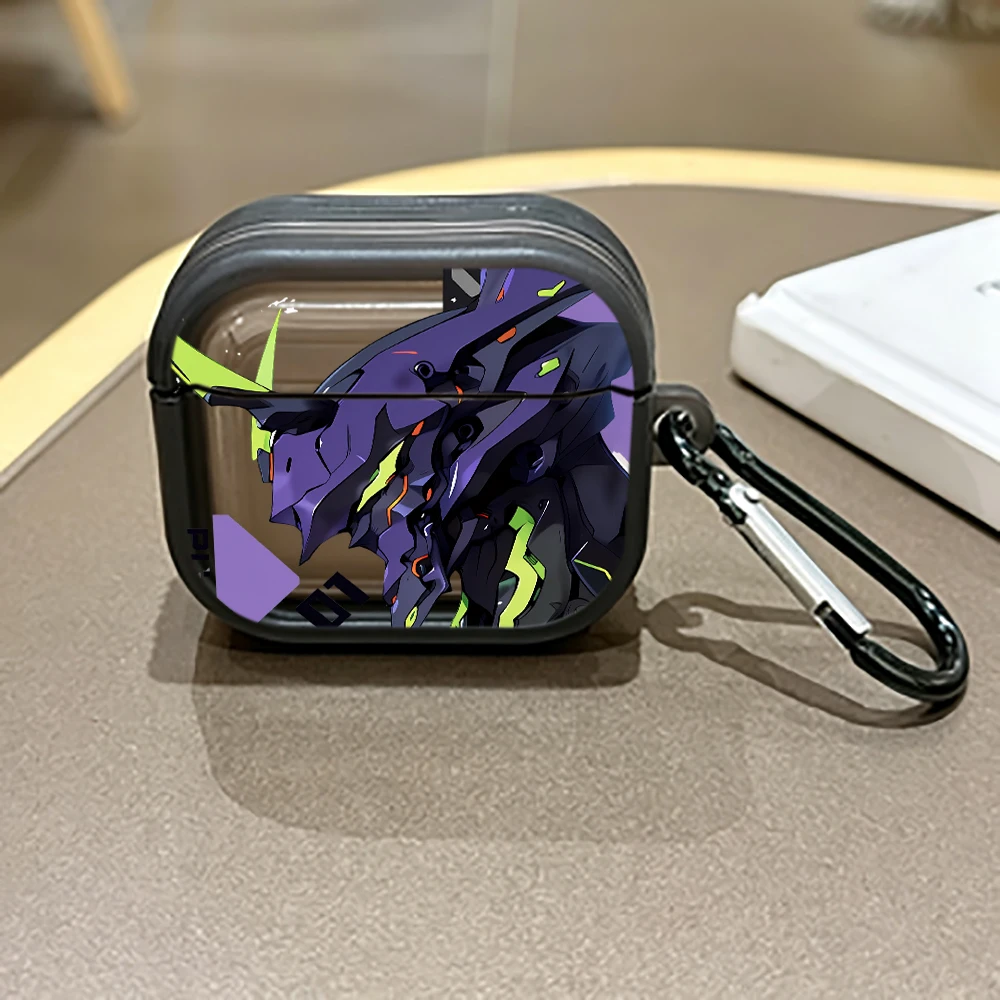 Cool Anime Mecha Robot Headphone Case for AirPods Pro 3/Pro 2/Pro Stylish Earbuds Case For AirPods 4/3/2/1 TPU Shockproof Cover view 3