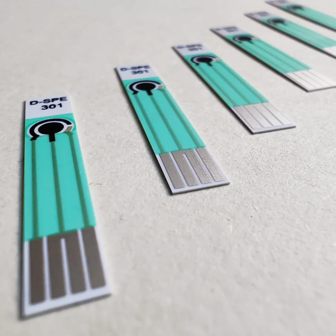 

Screen Printed Electrochemical Tri-electrode Glucose Meter Custom Electrode