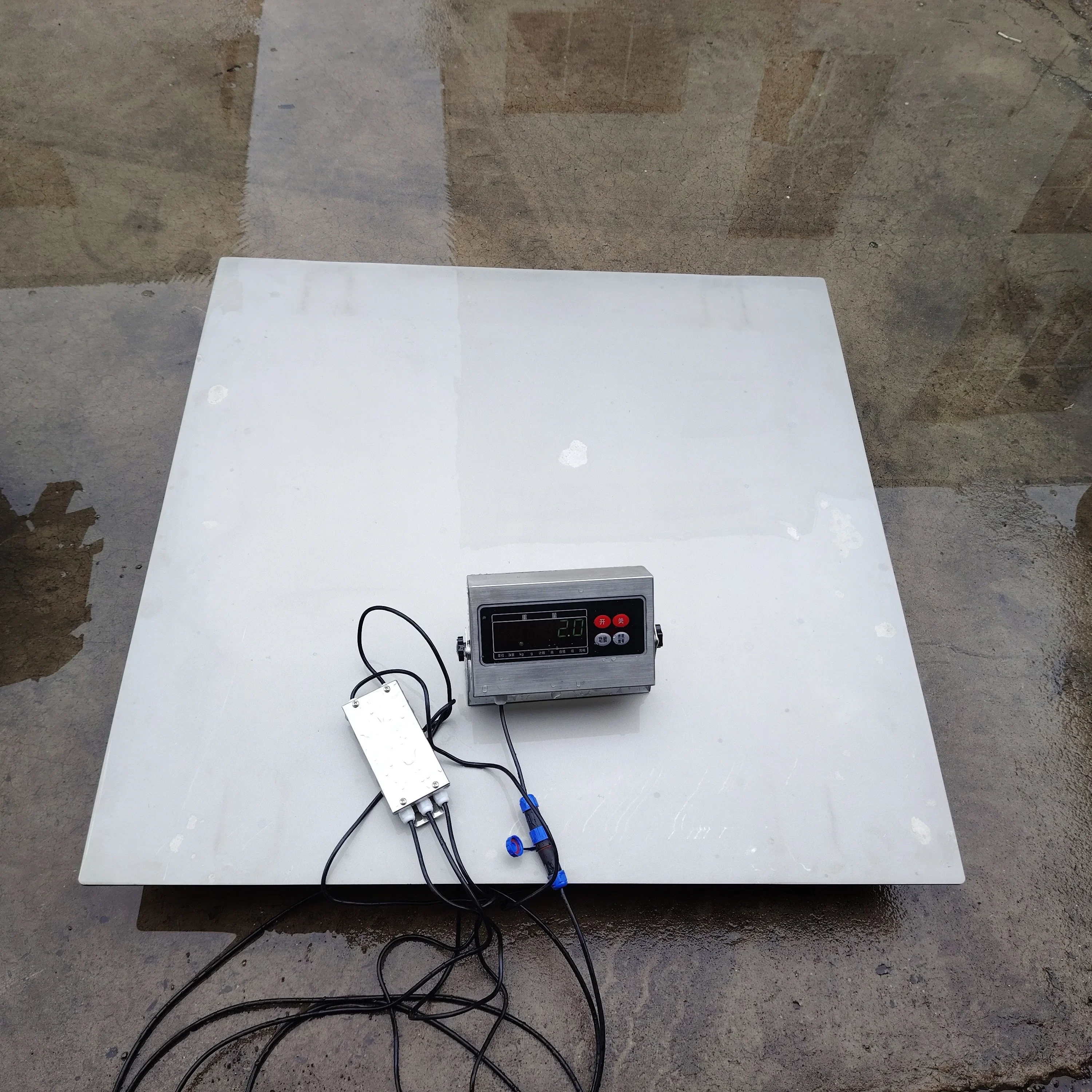 for 304 stainless steel 1.2x1.2m Digital Industrial Platform Floor Scales 1000KG 2000KG scale